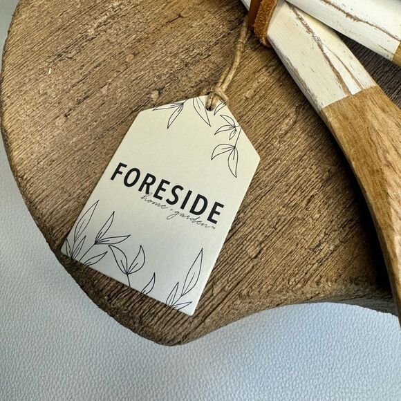 Wood Serving Spoons Flower Home Decor Kitchen FAST SHIP NEW - Picture 4 of 6